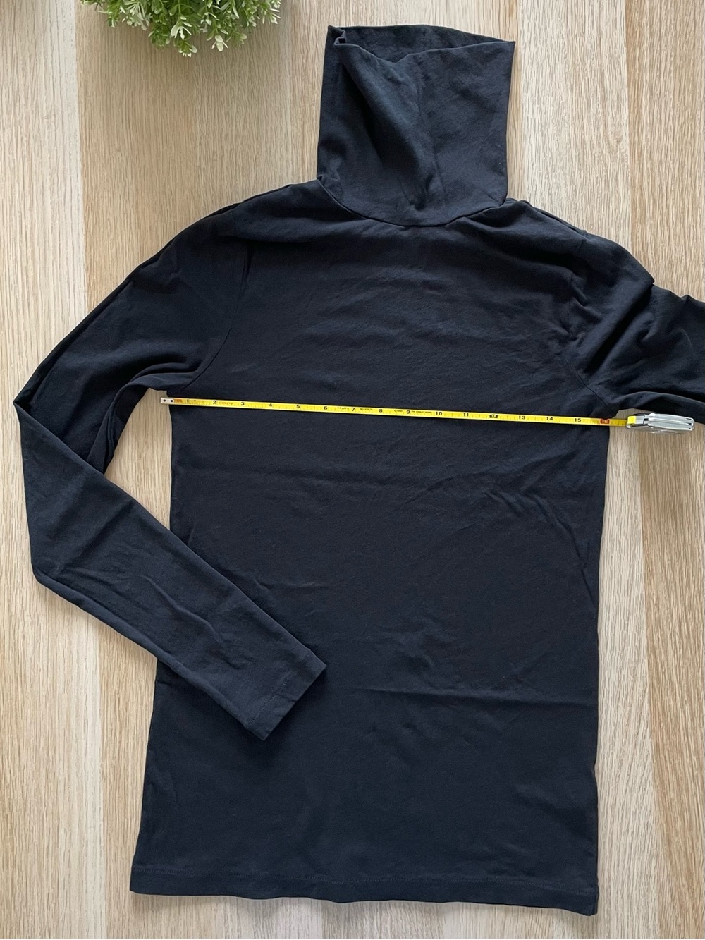 J. Crew Black Turtleneck Long-Sleeve Tee M - Picture 3 of 6